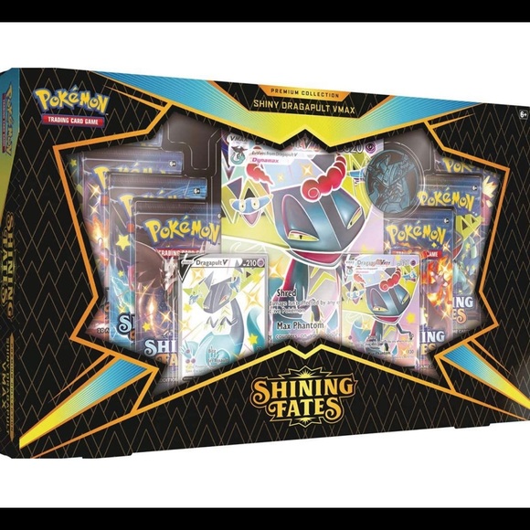 2021 Pokemon Trading Card Game Shining Fates Dragapult VMAX Premium Collection - Picture 1 of 5